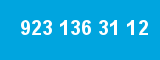 923 136 31 12